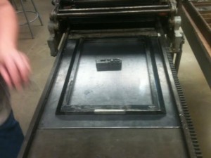 Our text is in the middle, and we've set a frame around it