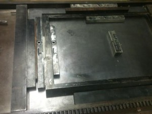 Our type is in the middle, and we're building around the frame